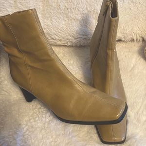 •Thrifted heeled booties